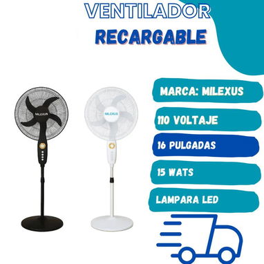 Ventilador Recargable - Img 118128769