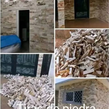 Todo en enchapes mármol piso y azulejos - 4/5