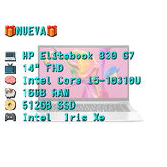 LAPTOP 🎁NUEVA🎁📦CAJA, HP Elitebook 830 (3A7V2PC#ABA), 14" FHD IPS Antireflejo, Intel Core i5‑10310U, 16GB RAM, 512GB - Img 57046108
