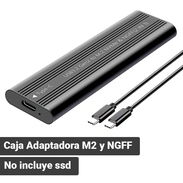 Caja Adaptadora SSD M.2 NVMe + SATA USB-C 10Gbps Enclosure Externo Soporta 2230 2242 2260 2280 Hasta 4TB Aluminio 30$ - Img 57945853