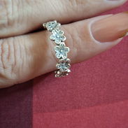 Vendo anillo de margarita, es mio, talla 6, plata s925 - Img 53899811