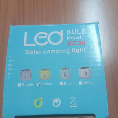 Bombillo XC30 Carga Solar + USB, Bombillo Recargable XC30 con Manual, Bombillo XC30 Carga 6h Autonomía VPT# - Img 127621691