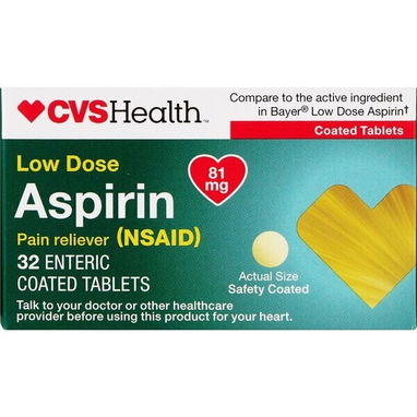 Aspirina de 81mg - 500 pastillas - 2/5