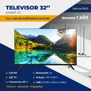 ✅ FDH ✅ SMART TV EKO 32" FHD LED CAJITA INCLUIDA. MENSAJERÍA CON FACTURA Y GARANTÍA. TLF 54833699 - Img 51775261