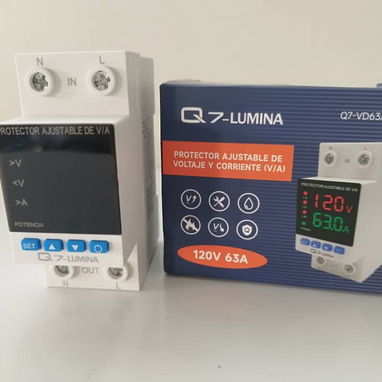 ⚡Protector de Linea (Voltaje y Corriente) Ajustable Q7‑Lumina - 58504201 - 2/2