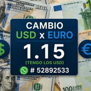 Tengo 5750 usd los cambio por 5000 euros - Img 56231848