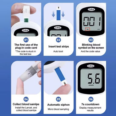 Medidor de Glucosa en sangre marca COFOE. - 6/6