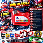 CANDADO PARA DISCO CON ALARMA 8302, FACTURA PARA SU GARANTÍA. VARIEDAD DE ARTÍCULOS DE FERRETERÍA - Img 57827341