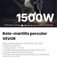 Roto-martillo percutor VEVOR. Voltaje: 120 V – 60 Hz - Img 54540019