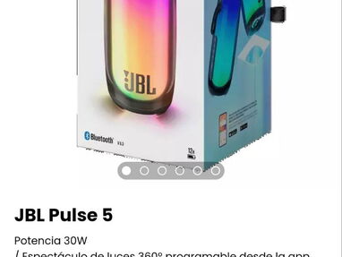 Bocina JBL PULSE 5* ORIGINAL JBL Pulse 5 con 12h de batería/ Bocinas JBL originales y nuevas/ Bocina Bluetooth - Img 60371083