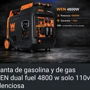 Planta de gasolina y de gas WEN dual fuel 4800 w solo 110v silenciosa Transporte incluido 🚛 Garantía 1 mes y papeles - Img 55838377