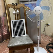 Ventilador recargable pane solar y 2 bombillos 55 usd - Img 55299059