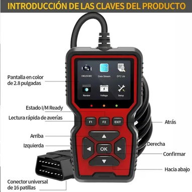 Scaner automotriz/diagnóstico facil/ ESPAÑOL - 6/6