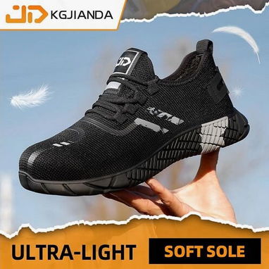 KGJIANDA Zapatos de punta de acero para hombre No. 37 NUEVOS - 4/8