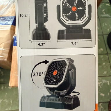 Ventilador Recargable de Camping F6 - Img 125725302