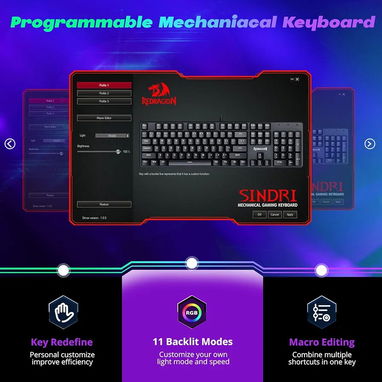 💥Teclado Mecánico Redragon.Con mensajería🏍 libre de costo para Playa, Vedado, Marianao, Cerro, Ctro Habana y Habana.V - Img 110266474