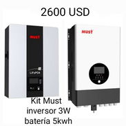 Kit Must (inversor 3kw y batería 5kwh - Img 57491469
