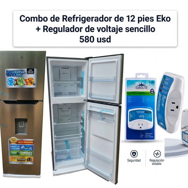 💥 Super oferta 💥 Combo de refrigerador+ regulador de voltaje - 4/5