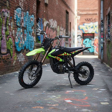 Moto eléctrica todoterreno para adultos Hyperbee 2026 (8000 W, 58 V, 40-60 km/h, tipo Sur-Ron) - 3/4
