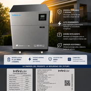 Kit todo en 1 marca Infinity Solar 6KW inversor + Batería de 15kwh usd mensajería gratis garantía 1mes - Img 55896226