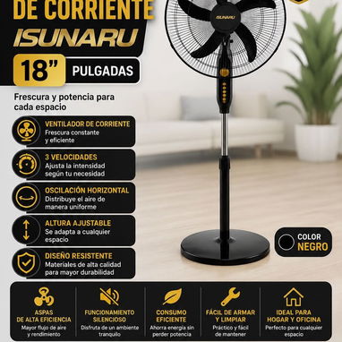 Ventiladores, hornilla infrarroja, reina, arroceras, batidora, freidora de aire. - Img 123058849