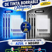 Bolígrafos mágicos de tinta borrable - Img 55900984