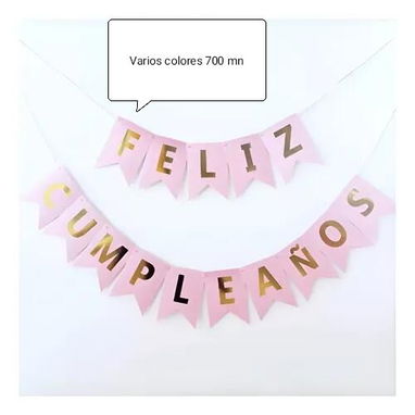 Cortinas y carteles de FELIZ cumpleaños - Img 120616439