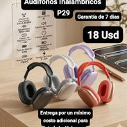 Audífonos Inalámbricos P29, Garantía de 7 días, Entrega por un mínimo costo adicional para toda La Habana - Img 55139692