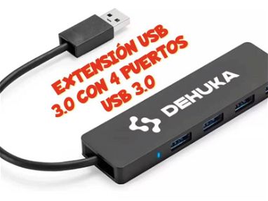 Extensión USB para Puerto USB de 4 - Img 53082783