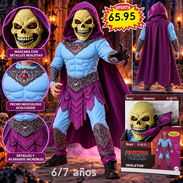 ☠️Disfraz de Skeletor para niños talla 6/7 - Img 58329784