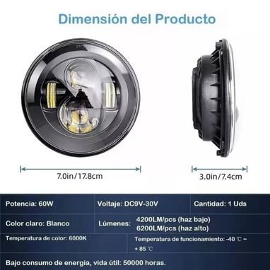 Pareja de focos ojos de angel de 7 pulgadas nueva en su caja en 50 usd interesados al privado 52528132 - Img 99817222