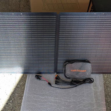 Panel Solar Portátil plegable TWELSEAVAN 110w - 2/3