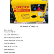 Planta Eléctrica Diesel marca LAPREFER 5500W  $$ 2000 USD - Con transporte Tienen que tener combustible para probarla - Img 56946924