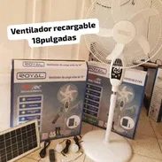 Ventilador de 18 Pulgadas Recargable con Panel Solar - Img 54808509