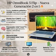 500USD Laptop HP NUEVA Modelo: HP OmniBook 5 Flip – Nueva Generación 2 en 1 - Img 55798679