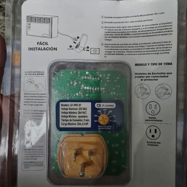 PROTECTOR DE VOLTAJE ⚡ 220 PARA REFRIGERADOR,NEVERA SPLIT ETC - Img 126389216