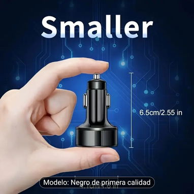 🚀 Cargador de carro – Modelo Negro de primera calidad 🚀 - Img 122613271
