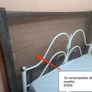 🛌Bastidor de muelles madera buena $3000 - Img 55249929
