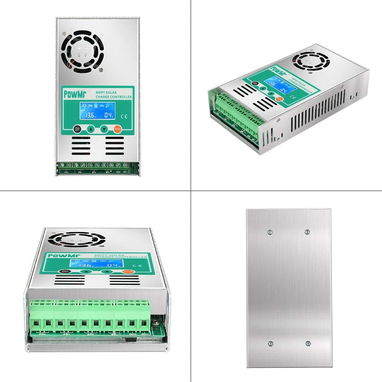 PowMr MPPT Solar Charge Controller 60A Battery Charger 12V 24V 36V 48V Auto Max PV 160VDC For Lead Acid Lithium Battery - 5/10