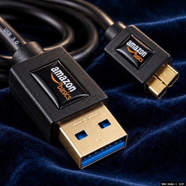 Cable Disco Externo USB 3.0 Negro - 3/3