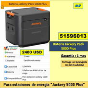 FG-MV-729- Bateria Jackery Pack 5000 Plus ....2400 USD ...51596013..Garantia 1 mes Transporte costo adicional - Img 56549361