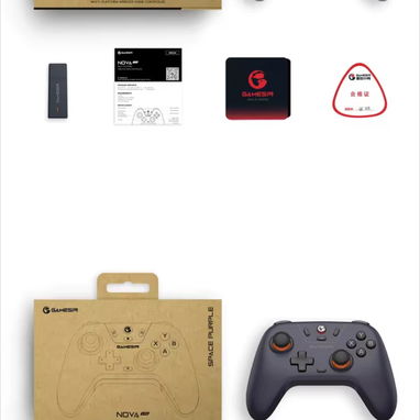 $35 usd GameSir Nova Lite Controlador de mando inalámbrico con Bluetooth, Dongle y forro se pueden usar en ( Switch 1 y - Img 110096044