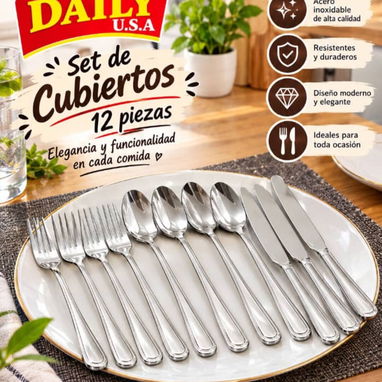 Juego de cuchillos, cubiertos, cucharones, cucharas, tenedores y utensilios de cocina, varios modelos - 5/10