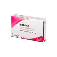 Biotrivin $2000 30 tabletas Vitaminas Complejo B (B1, B6 y B12) - Img 57174576