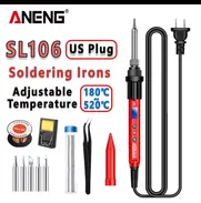 Cautín de soldar para trabajos de electricidad y electrónica ANENG SL106 60W. 520 grados celcius - Img main-image-50602384