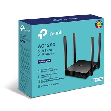 TP-Link Archer C54_ AC1200 _ WiFi de Alta Velocidad con 3 Modos de Trabajo Inteligente - 1 WAN -4LAN - Img 101639710