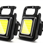 Pack de 2 Uds de Linterna Llavero Recargable de Bolsillo Portátil, Saca Chapas. 800 lúmines - Img 52819231
