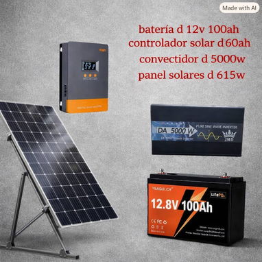 Combos de paneles, ecoflow, cable y baterías - 5/10
