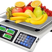 Balanza o báscula digital con doble panel visualizador LED y alimentación dual. - Img 55703761