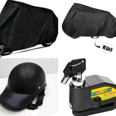 Cascos originales tipo gorra de color negro. Capa de moto y bicimoto - Img 106947918